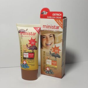 کرم ضد آفتاب شتر مرغ مینی استار Mini Star SPF 60: انتخاب برتر برای محافظت کامل از پوست در برابر آفتاب
