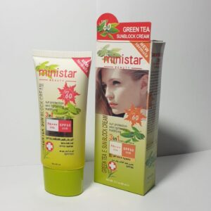 کرم ضد آفتاب رنگی چای سبز مینی استار SPF 60