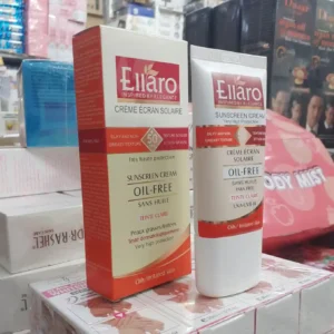 ضد آفتاب رنگی اصل الارو Ellaro بژ روشن ۴۰ میل | مناسب پوست چرب، بدون ایجاد چربی اضافه، محافظت SPF50