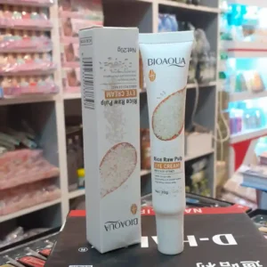 کرم دور چشم برنج بیوآکوا Bioaqua | آبرسان، ضد چروک، روشن‌کننده و کاهش‌دهنده تیرگی و پف – 20 گرم