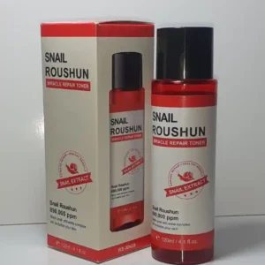 تونر حلزون روشون 120 میل (Snail Roushun Miracle Repair Toner) | آبرسان، ترمیم‌کننده و کمک به کاهش لک و جای جوش